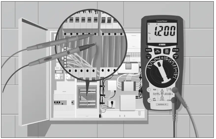 Laserliner 083 037 Digital Bluetooth MultiMeter XP 24