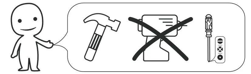 FUFUandGAGA 741541825034 White 3-Shelf Bookcase - Figure 1