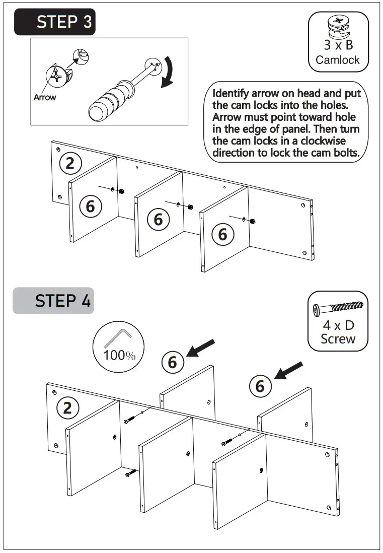 FUFUandGAGA 741541825034 White 3-Shelf Bookcase - Figure 10