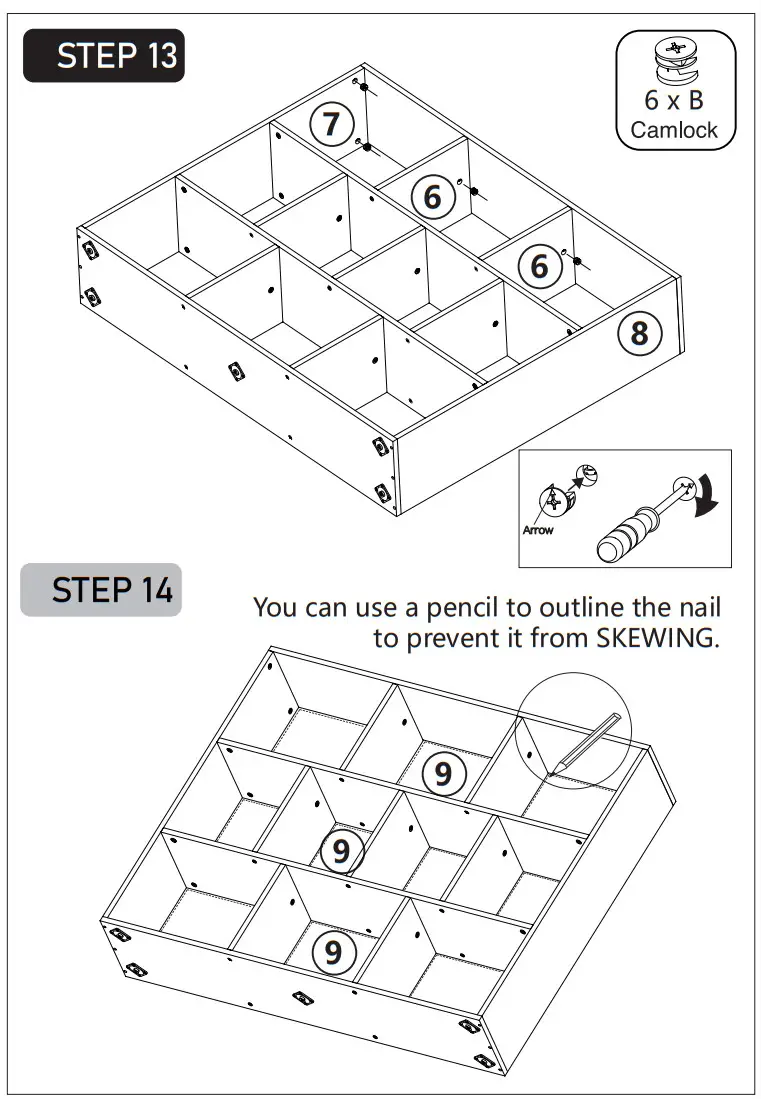 FUFUandGAGA 741541825034 White 3-Shelf Bookcase - Figure 15