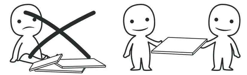 FUFUandGAGA 741541825034 White 3-Shelf Bookcase - Figure 2