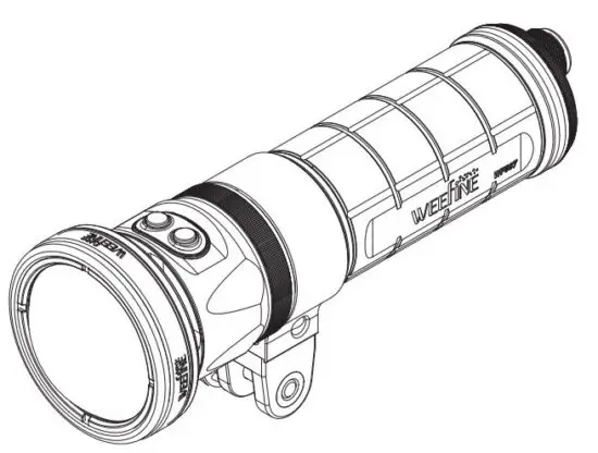 WEEFINE Solar Flare 13000 Under Water Video Light.JPG