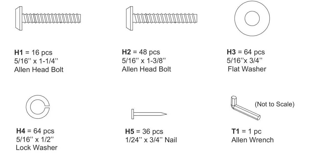 Atomic G05302F 3in1 Dining Pool Table - HARDWARE KIT IS PACKED INSIDE OF CARTON A