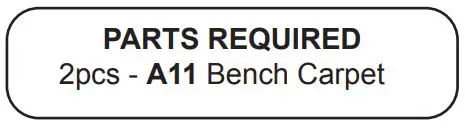 Atomic G05302F 3in1 Dining Pool Table - Parts required 5