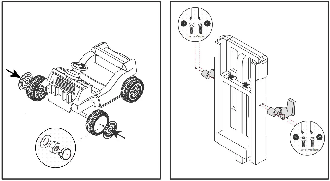 HOVER-1 H1-FLFT Forklift Instruction Manual - ASSEMBLING YOUR MY FIRST FORKLIFT CARE