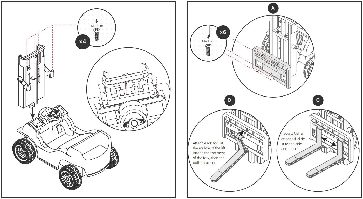HOVER-1 H1-FLFT Forklift Instruction Manual - ASSEMBLING YOUR MY FIRST FORKLIFT CARE