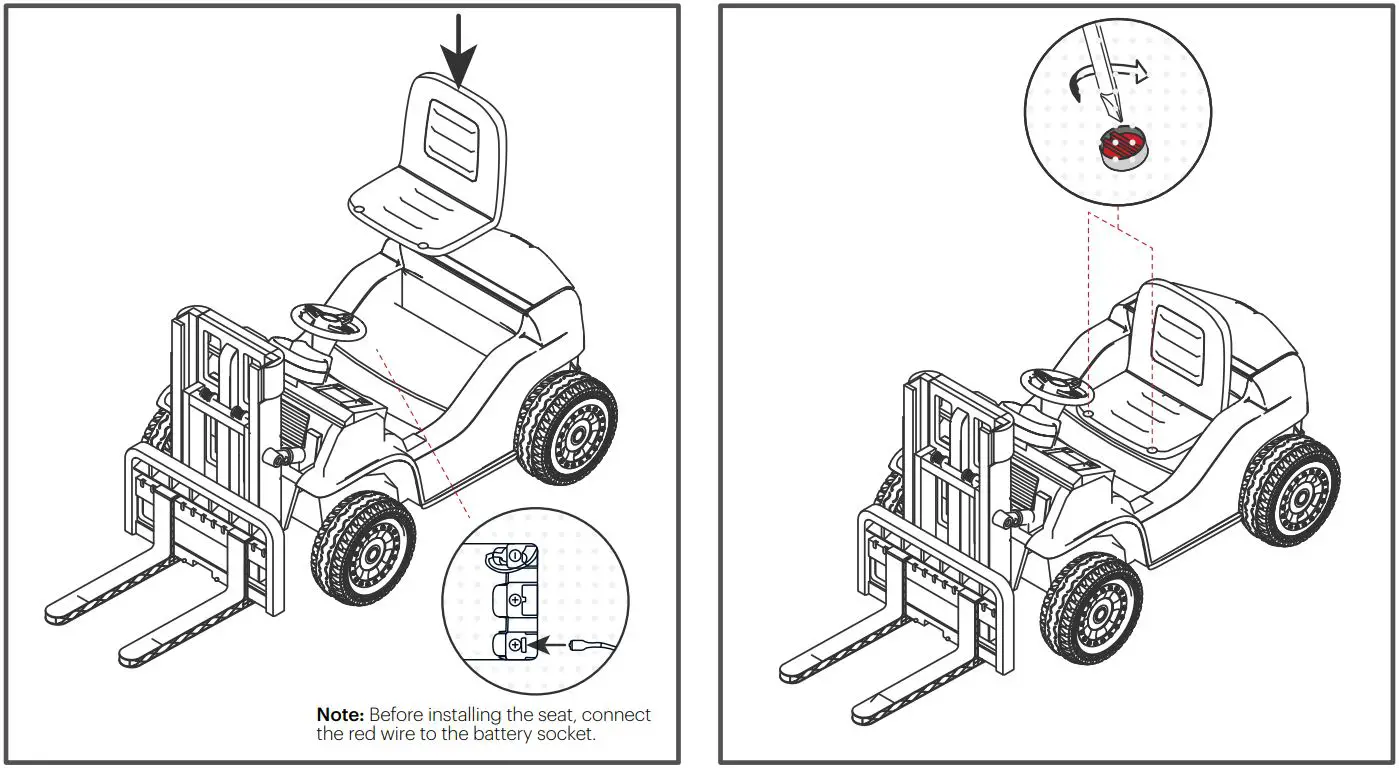 HOVER-1 H1-FLFT Forklift Instruction Manual - ASSEMBLING YOUR MY FIRST FORKLIFT CARE