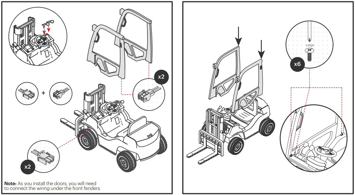 HOVER-1 H1-FLFT Forklift Instruction Manual - ASSEMBLING YOUR MY FIRST FORKLIFT CARE