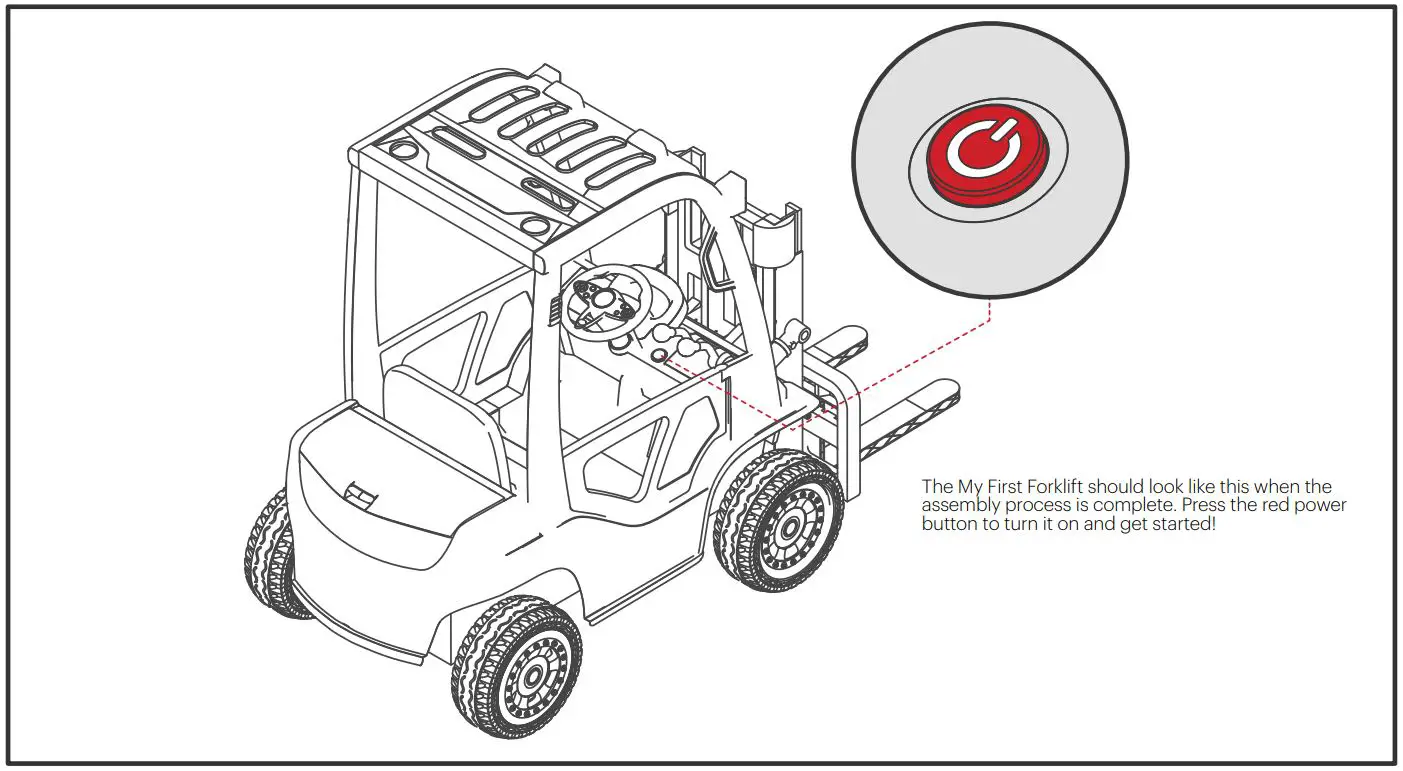 HOVER-1 H1-FLFT Forklift Instruction Manual - ASSEMBLING YOUR MY FIRST FORKLIFT CARE