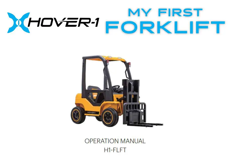 HOVER-1 H1-FLFT Forklift Instruction Manual