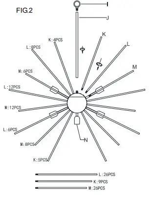 Livex Lighting 46177 Tribeca 13 Light 42 Inch Shiny - Figure 2