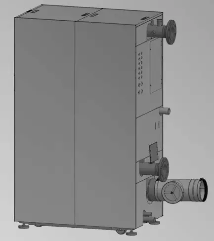 VIESSMANN Vitocrossal 200 CI2 Series Exhaust Vacuum Relief Damper - Cover