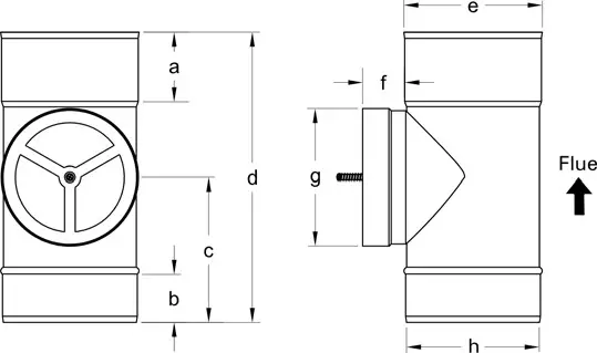 VIESSMANN Vitocrossal 200 CI2 Series Exhaust Vacuum Relief Damper - Vacuum Relief 6