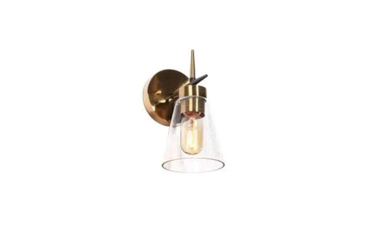 Zevni A04756w1 Ricco 10 Inch H Brass Wall Sconce Light Instruction Manual Zevni A04756w1 Ricco 10 Inch H Brass Wall Sconce Light Instruction Manual