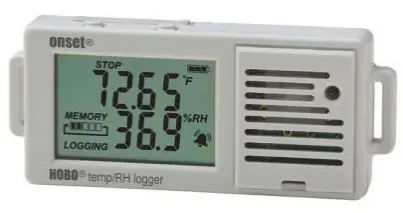 ONSET UX100-003 HOBO Temp RH 3.5 Data -
