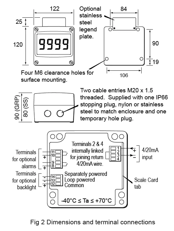 BEKA BA304G Loop Powered Indicator 2