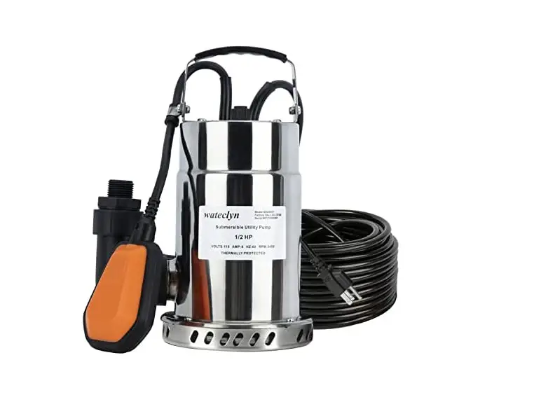 K2 Pumps Sps05004tpk Submersible Sump Pump Owner's Manual