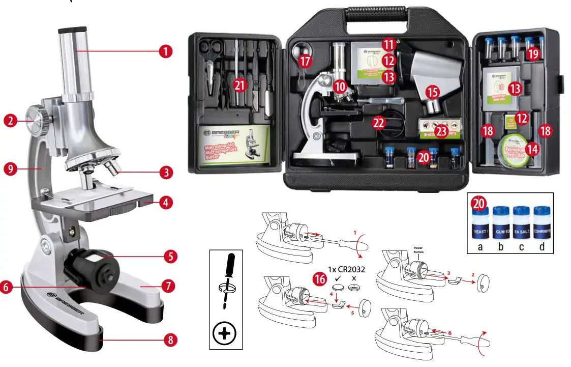 BRESSER 8851000 Junior Biotar DLX 300 1200x Microscope - Product Overview