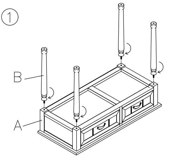 ASHLEY A4000178 Furniture Console Sofa Table - fig 2