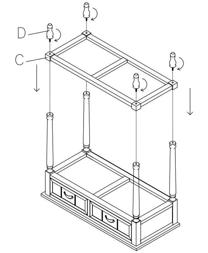 ASHLEY A4000178 Furniture Console Sofa Table - fig 3