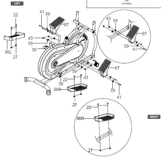 BODY-FLEX-BRT5088-Sports-Body-Power-Fly-Wheel-Resistance-Cross-trainer-63