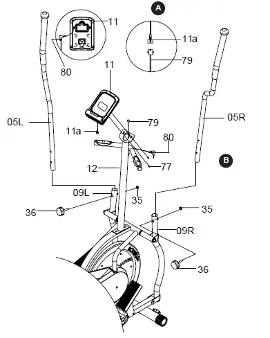 BODY-FLEX-BRT5088-Sports-Body-Power-Fly-Wheel-Resistance-Cross-trainer-67