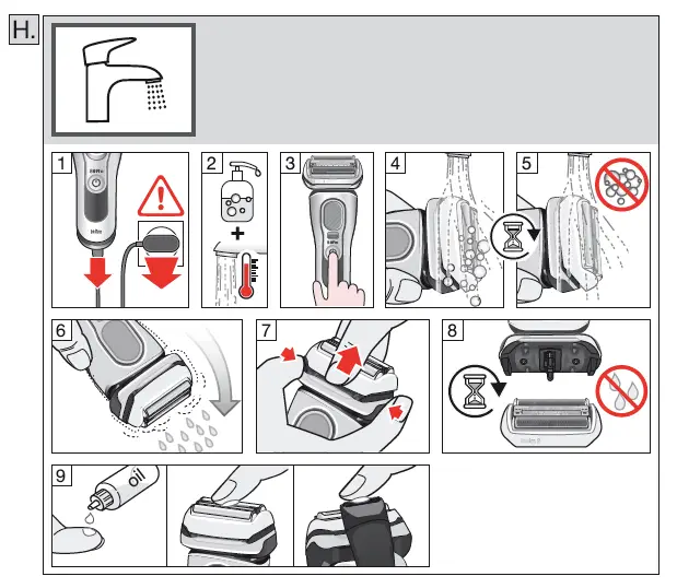 BRAUN-Type-5793-Series-9-Pro-Electric Shaver-17