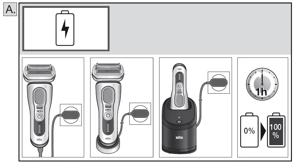 BRAUN-Type-5793-Series-9-Pro-Electric Shaver-7