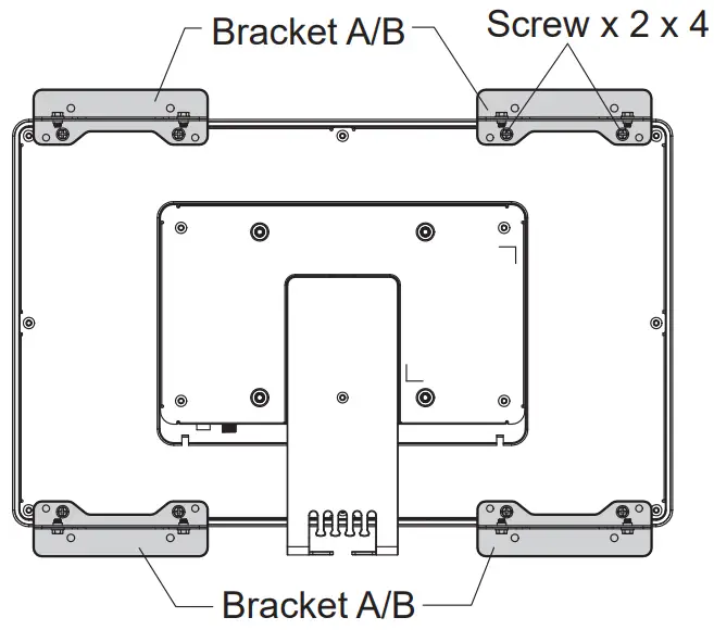 iiyama ProLite TF1615MC Mounting Kits - fig2