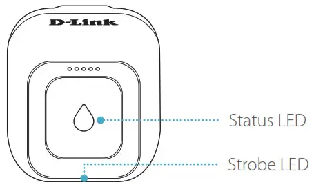 mydlink Whole Home Smart Wi-Fi Water Leak Sensor Starter Kit DCH-S1621KT - LED Behavior
