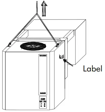 Diamond AP200T 3D Cooling Group Switched - Lifting the machine