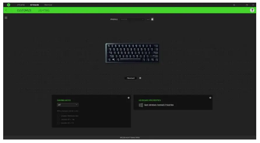 Configuring Your Razer Huntsman Mini