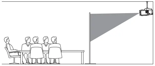 PHILIPS NeoPix Prime 2 Home Projector- Rear ceiling