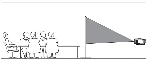 PHILIPS NeoPix Prime 2 Home Projector- Rear table