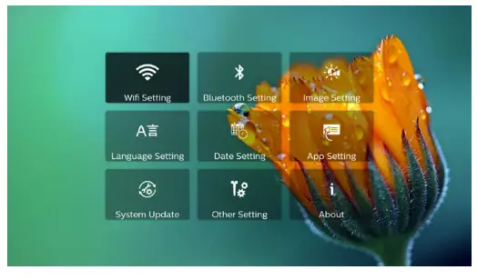 PHILIPS NeoPix Prime 2 Home Projector- e Navigation buttons