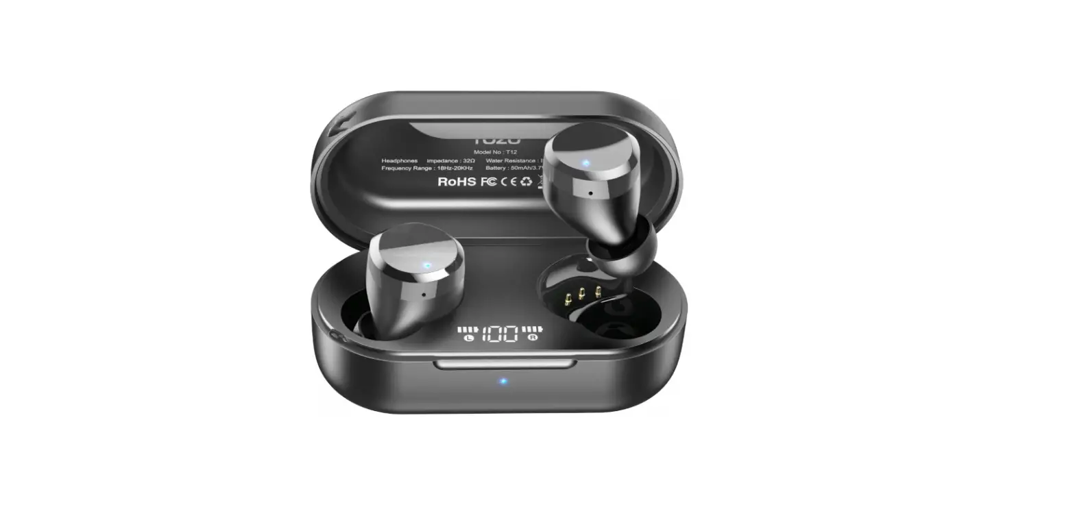 Tozo T12 Waterproof Wireless Earbuds User Manual