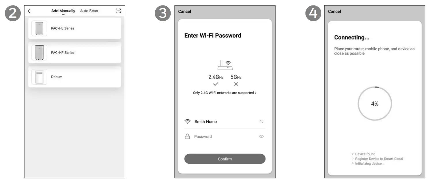 Honeywell HJ12CESVWK Smart Portable Air Conditioner - SETTING3