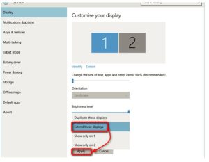 Display Settings Window