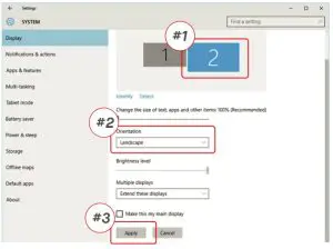 Display Settings Window