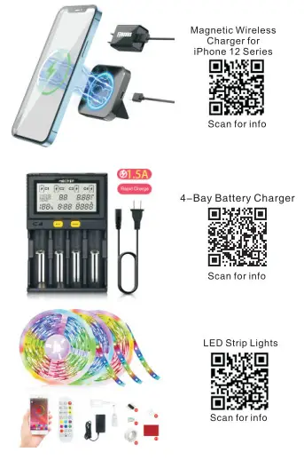 COSOOS LMH-PW008-QC 6 Ports USB Charging Station -Product 2