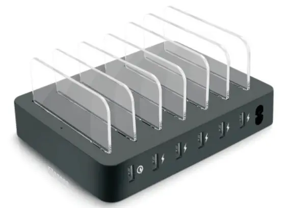 COSOOS LMH-PW008-QC 6 Ports USB Charging Station