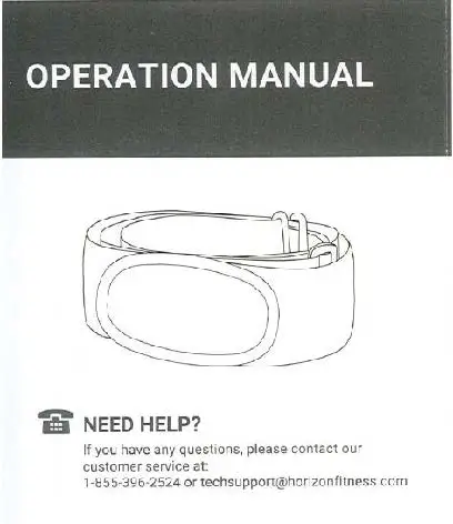 HORIZON 7.0AT-04 Bluetooth and ANT+Heart Rate Chest Strap fig1