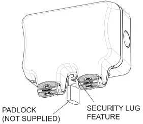 BG Electrical WP22 HC WP Double Smart Weatherproof Socket - padlock