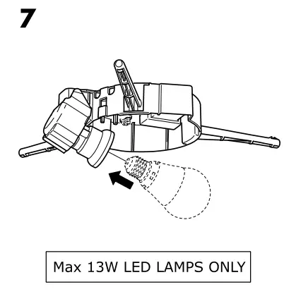 IKEA YLLESTA Ceiling Lamp - parts 7