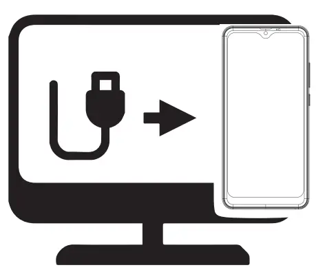 PCD P60 Smartphone - cable