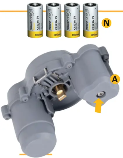 Triple CLM Water Leak Mitigation System - Inserting batteries