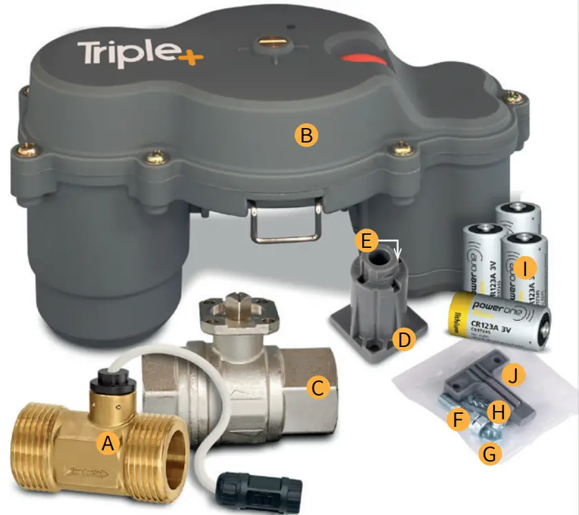 Triple CLM Water Leak Mitigation System - Shutoff