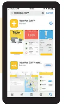 Triple CLM Water Leak Mitigation System - app