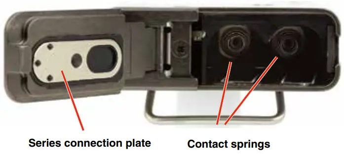 LECTROSONICS LMb Bodypack Wireless Transmitter -Contact springs