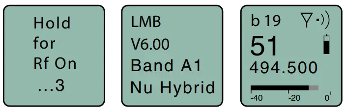 LECTROSONICS LMb Bodypack Wireless Transmitter -RF output turned